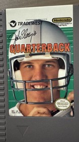 John Elway's Quarterback NES NFL Football Game Nintendo Clean Tested Works!