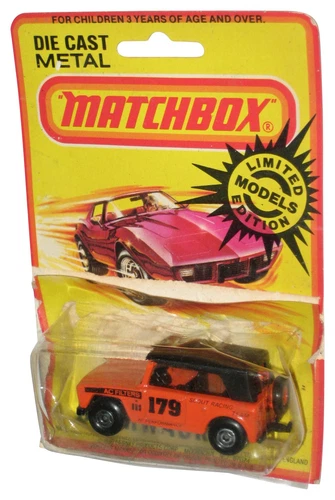 Matchbox Bushwacker Lesney Vintage Scout Team Orange Toy Car - (Damaged Packagin