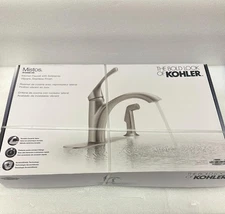 Kohler Mistos Single Handle Kitchen Faucet with Side Sprayer R72508-VS