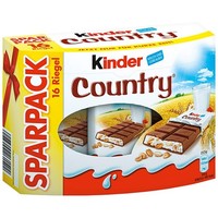 Ferrero Kinder Country Schokoriegel, Sparpack, 16 Riegel, 376 G, Neu&Ovp
