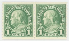 US #597 Coil Pair | Mint NH | Very Fine/ Extra Fine