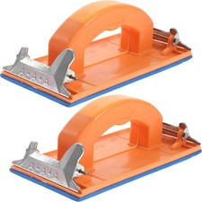 2 Pc Sand Paper Hand Sander for Crafts Polishing Sandpaper Holder