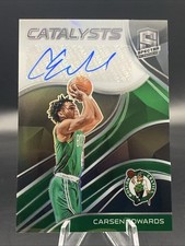 Carsen Edwards 2020-21 Panini Spectra Catalysts Prizm Auto /49