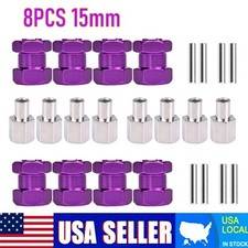 15mm Extension Offset Wheel Hub 12mm Hex Drive Adaptor For 1/10 RC Crawler 2 Set