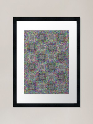 Signalfelder unter der Statik Fr gerahmtes Wandbild Poster Leinwanddruck Bild