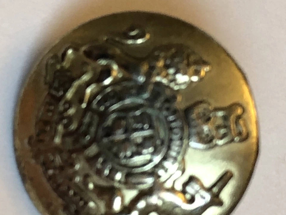 Escudo Ralph Lauren Vintage Color Dorado Repuesto Manga Botón .60" Foto 4 de 4