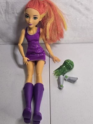 Mattel DC Super Hero Girls Starfire Action Doll, 12'' Articulated Accessories