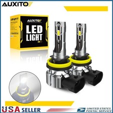 H11 Led Headlight Beam Bulbs Csp Kit High Low Super Bright White 6500k Fanless H H11 Led Headlight Beam Bulbs Csp Kit High Low Super Bright White 6500k Fanless H