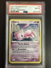 2007 POKEMON DIAMOND & PEARL SECRET WONDERS #15 MEW-HOLO PSA 8 HOLO BLEED