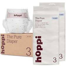 Hoppi Pure Baby Diapers Size 3 88 Count