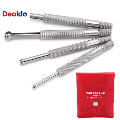 4PCS Telescoping Gauges Set, Full Ball Gauges, Bore Measuring Tool for Automotiv