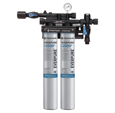 PENTAIR/EVERPURE EV932402-75 Water Filter System,0.5 micron,25 1/4'' H 5WFG4