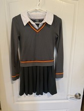 Spirit Halloween Harry Potter girls hermione Gryffindor Dress Costume large