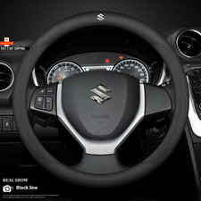 Auto Leder Belüftung Antirutsch Lenkrad Bezug für Suzuki S-Cross Swift SX