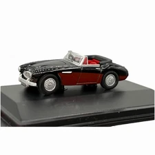 Austin Healey 3000 Black and Burgundy Classic Diecast car 1:76 Scale Oxford