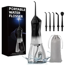 Water Dental Flosser Teeth Pick Portable Cordless Oral Irrigator 320ML Rechar...
