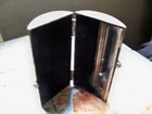 Vintage Lipstick Case Silver box smoking jewelry compact deco stash airstream — photo 1