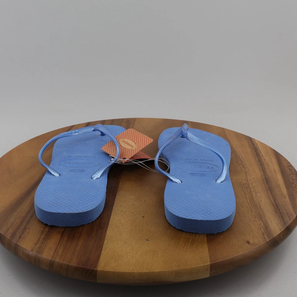 Chanclas para mujer Havaianas azul lavanda tanga pantuflas de playa talla 8,5/39-40 Foto 4 de 4
