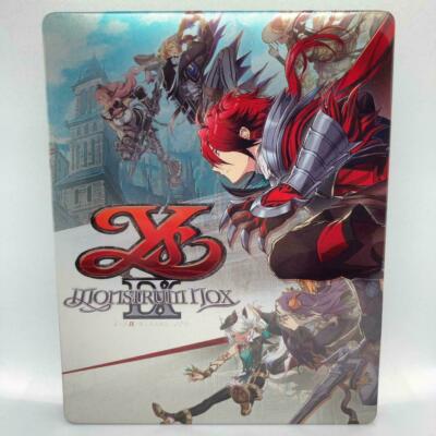 Ys 9 IX Monstrum Nox Steelbook Case Only PS4 Steel Book Geo Limited Japan Neu