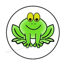 CUTE FROG ENVELOPE SEALS LABELS STICKERS PARTY FAVORS