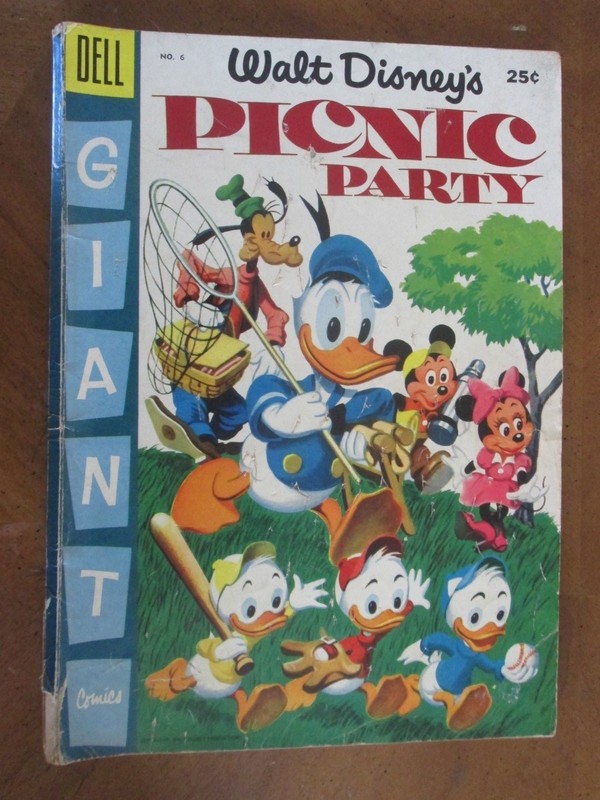 WALT DISNEY'S PICNIC  PARTY 6 1955 Dell Giant Comic