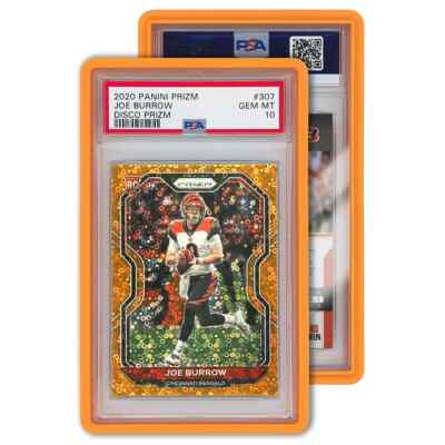 GradedGuard PSA Graded Card Schutzhülle Display Bumper -ORANGE- NEU