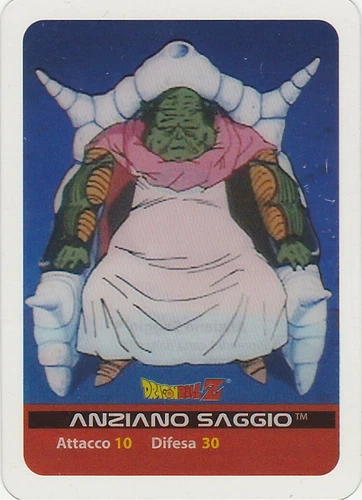 Dragon Ball Z Edibas Serie Lamincards Plata VIEJO SABIO N 56