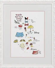 Ethan Allen | Disney Minnie Mouse Wardrobe Study Framed Artwork
