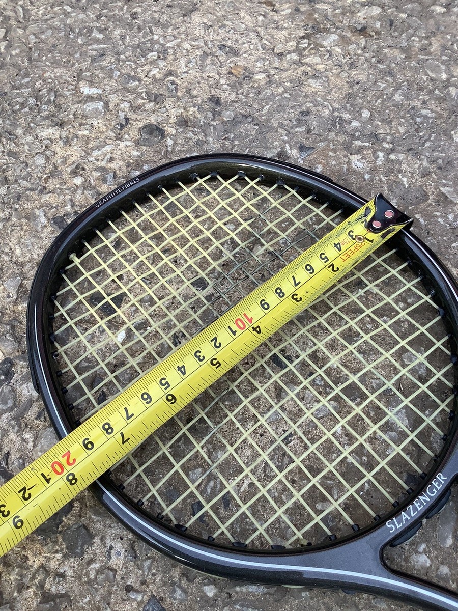 Raquette de tennis vintage Slazenger phantom DB2 98 tête poignée 4 3/8