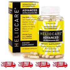 Heliocare Advanced with Nicotinamide B3 Skin Health 120 Capsules exp 04/2026
