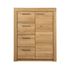 Kommode Anrichte Sideboard in Wildeiche teil-massiv, geölt 3442-33-44/46