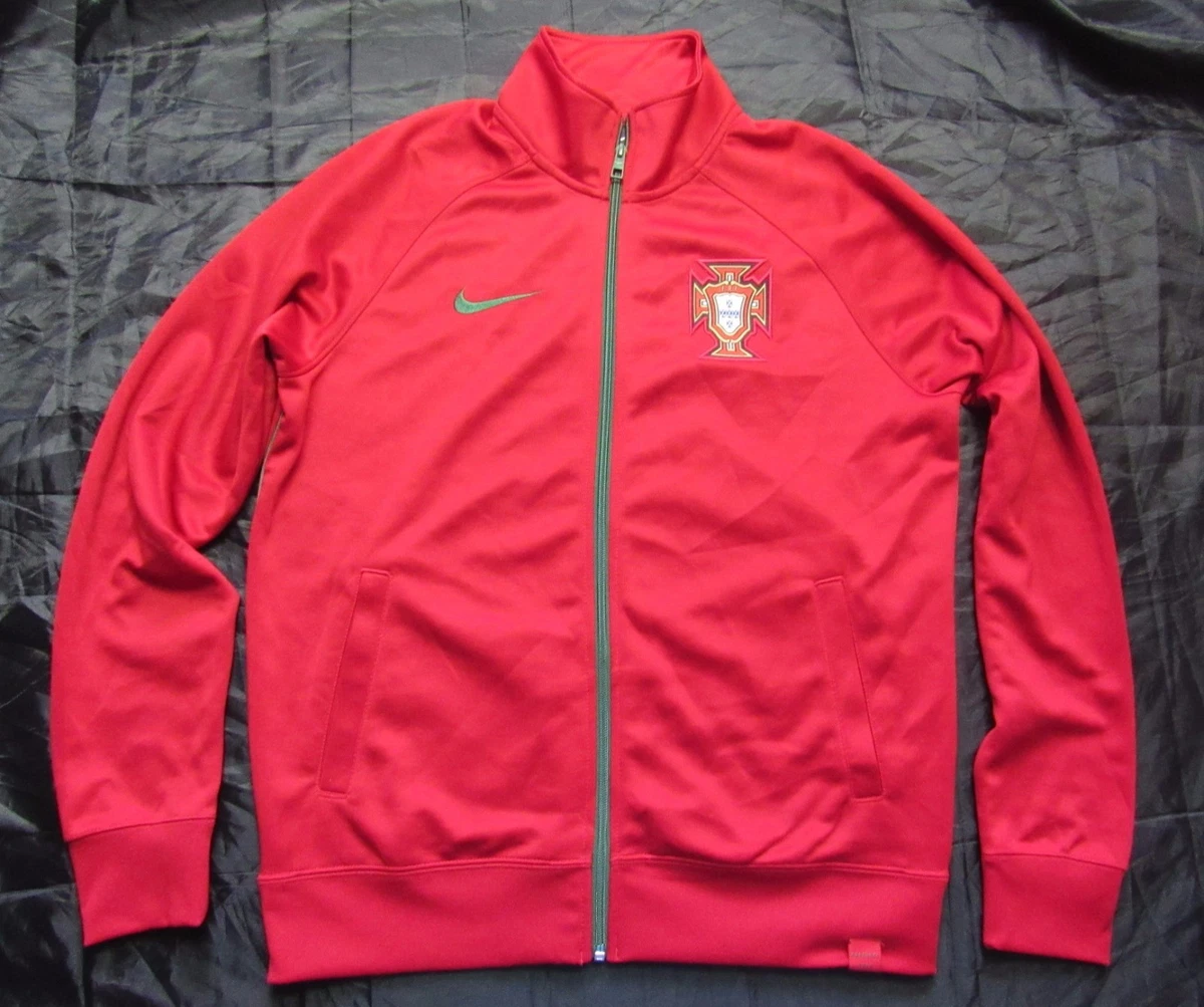 PORTUGAL Training Authentic ZIP Jacket NIKE Soccer Football men adult SIZE M