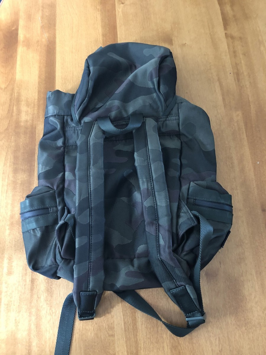 Rebecca Minkoff Downtown Military Backpack Bag Purse Nylon  display picture 2