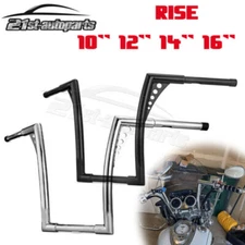 10" 12" 14" 16" Rise APE Hanger Handlebar 1-1/4" DNA Monster Fat Bars For Harley