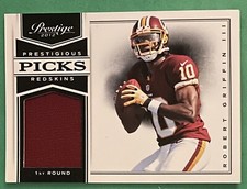 2012 Topps Finest Robert Griffin III Superfractor Autograph Surfaces UPDATE 14
