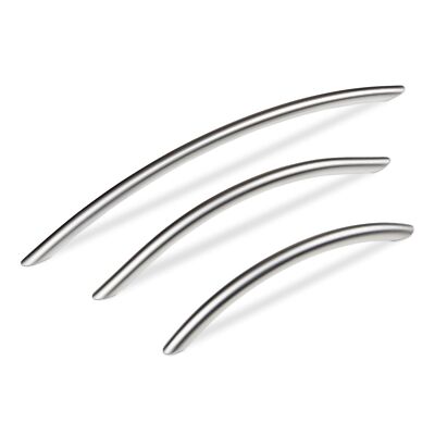 Möbelgriff CLEO BA 128 - 224 mm Chrom matt Küchengriff Schrankgriff Türgriff