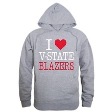 Valdosta State University Blazers VSU NCAA College I Love Hoodie Sweatshirt