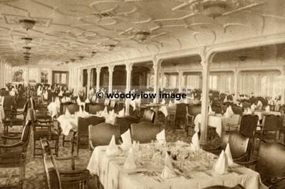 rp02380 - White Star Liner - Olympic - Dining Saloon - Print 6x4