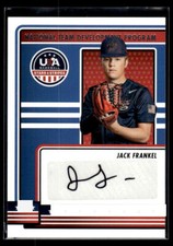 2023 Panini USA Baseball National Team Development Auto Jack Frankel