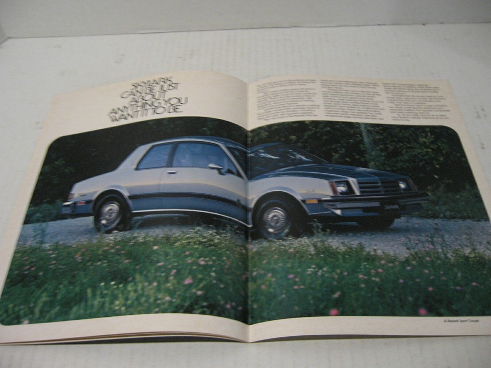 1980 Buick Skylark Sport Limited Car Dealer Sales Brochure Catalog eBay