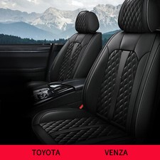 Car 5 Seat Covers Full-surround Set For 2009-2020 Toyota Venza Faux Leather