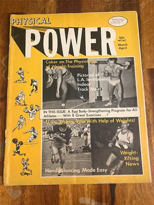 physical POWER bodybuilding muscle magazine/TRACK/FOOTBALL 4-63 Volume 4 #2