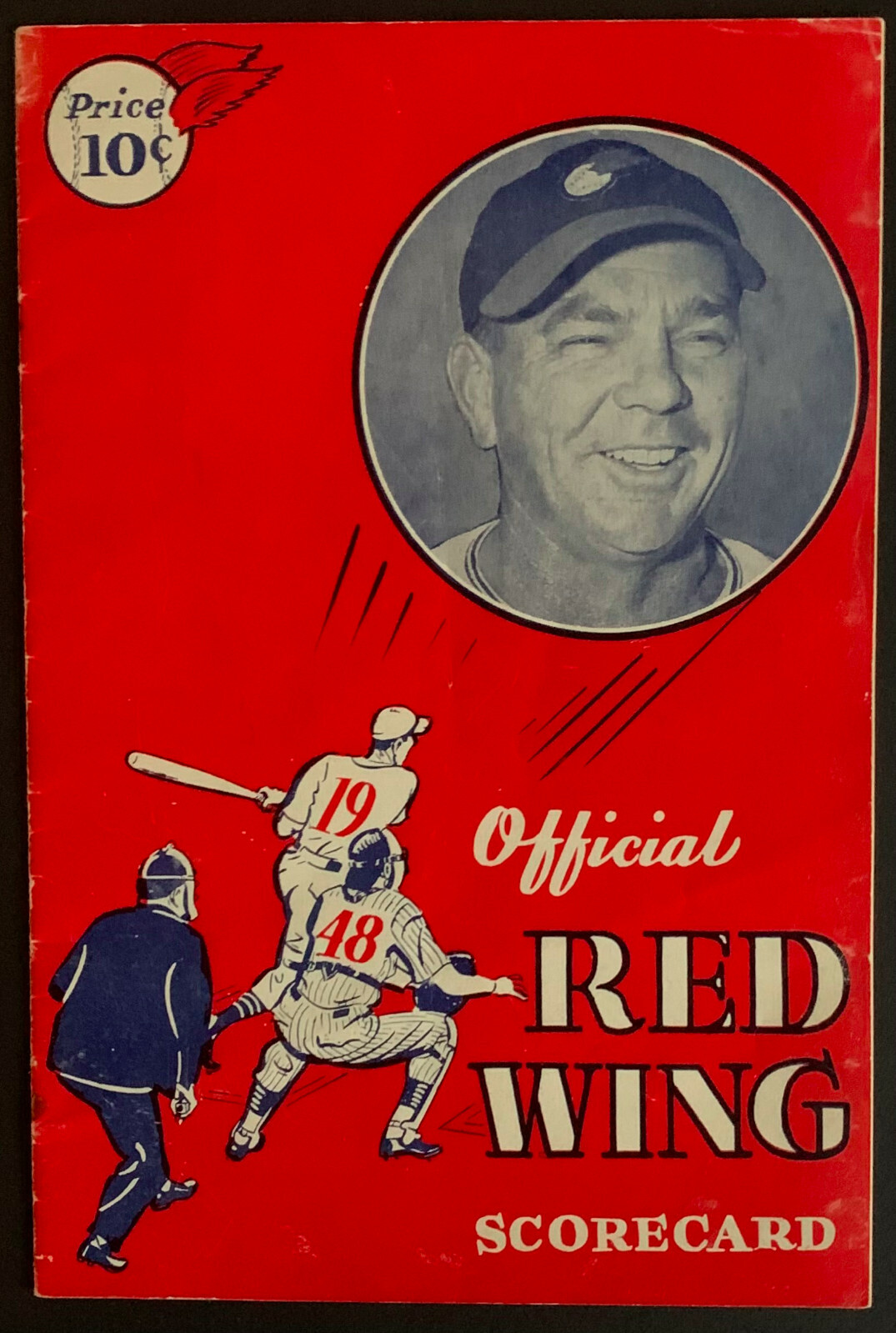 1948 Rochester Red Wings Baseball Scorecard AAA Program vs Newark Bears