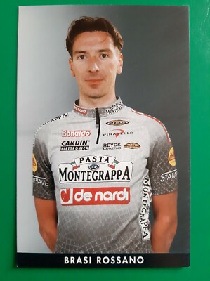 CYCLING cycling card ROSSANO BRASI team DE NARDI PASTA MONTEGRAPPA 2001