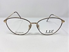 LIZ CLAIBORNE Eyeglasses Frames LC-69 VIO MAR 56-15-145 Purple/Gold UI34