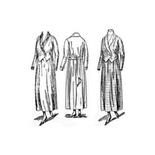 1918 Butterick 9751 Ladies' Draped Waist Dress Pattern B38 Edwardian Reproductio