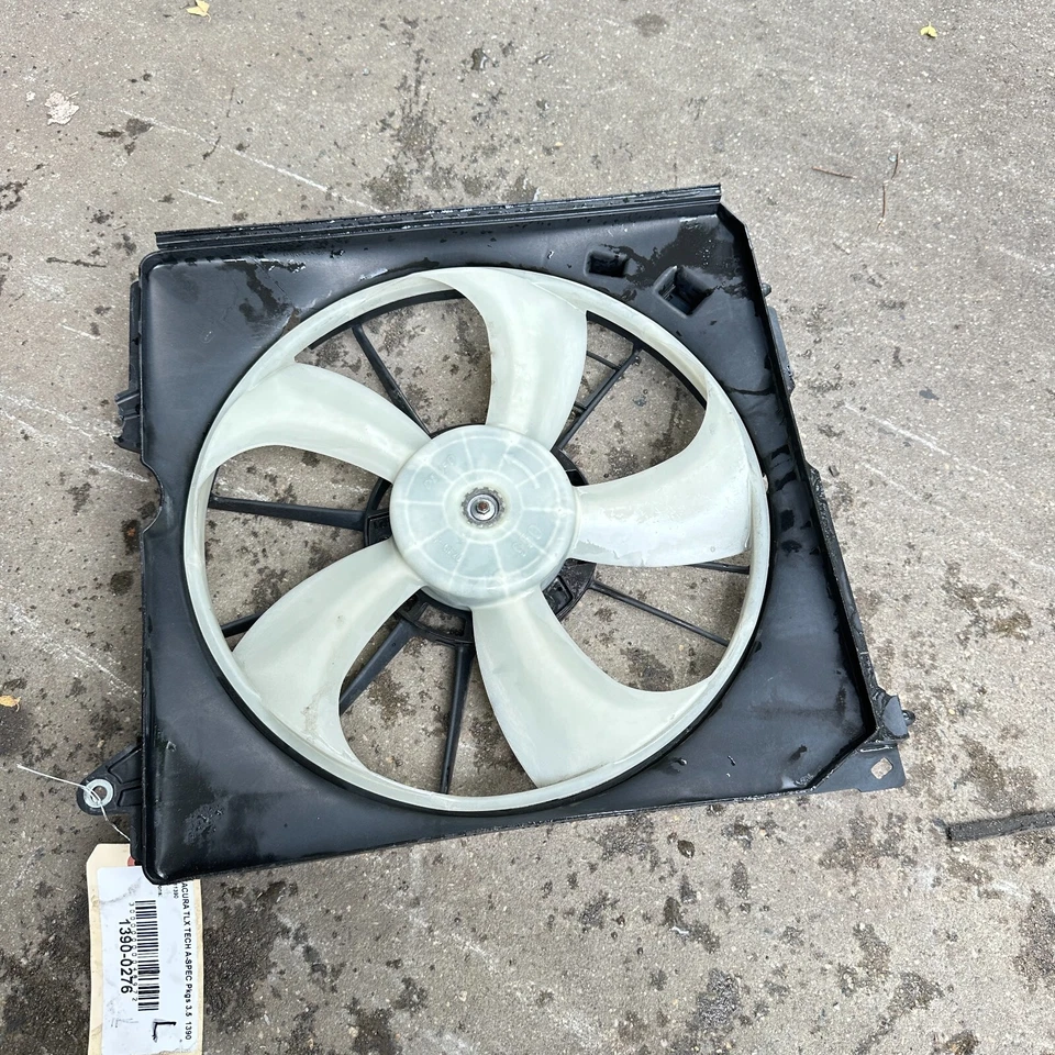 Conjunto de refrigeración ventilador radiador delantero izquierdo motor Acura TLX 2015-2020 OEM Foto 2 de 4
