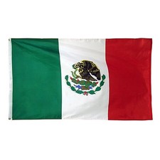 Mexico Mexican Flag 4x6 Foot Flag Banner 150 Denier Super Poly Indoor/Outdoor