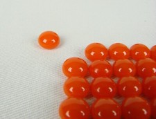 Bullseye Glass coe90 0125 Orange  fused dots 50  uniform 1/3" diam