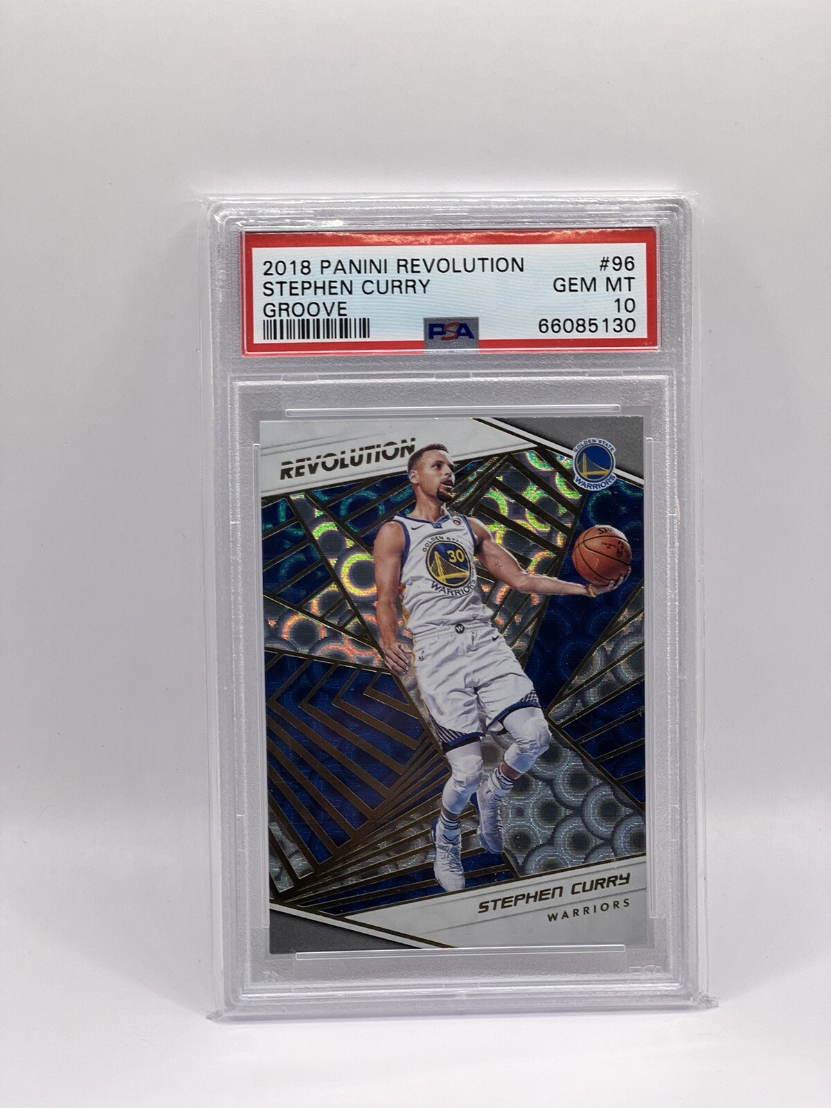 2018 Panini Revolution Basketball Stephen Curry Groove PSA 10 Gem Warriors
